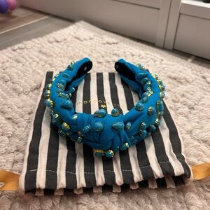 Lele Sadoughi Turquoise Candy Jeweled Headband